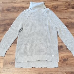 Michael Kors Light Gray Turtleneck Sweater